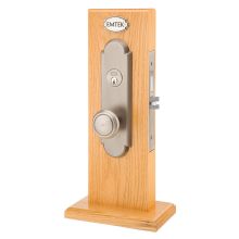 Charleston Style Single Cylinder Panic Proof UL Mortise Entry Set from the Classic Brass Collection