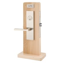 Mormont Single Cylinder Panic Proof UL Mortise Entry Set from the Brass Modern Collection