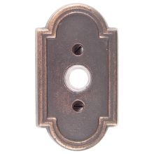 4-1/2" Height #11 Style Bronze Lighted Doorbell Rosette from the Lost Wax Cast Bronze Collection