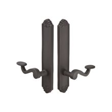 Lost Wax / Tuscany Bronze Door Configuration 3 Inactive Multi Point Trim Lever Set with American Cylinder Above Handle