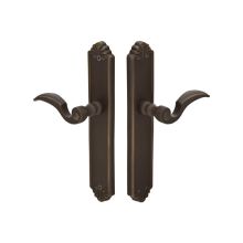 Lost Wax / Tuscany Bronze Door Configuration 5 Thumbturn Multi Point Trim Lever Set with European Cylinder Below Handle