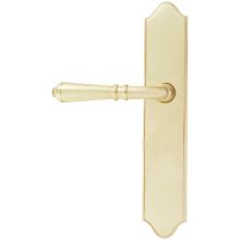 Classic Brass Door Configuration 1 Inactive Multi Point Trim Lever Set with American Cylinder Below Handle