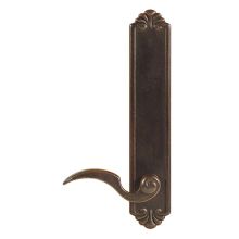Lost Wax / Tuscany Bronze Door Configuration 7 Patio Multi Point Trim Lever Set with American Cylinder Above Handle
