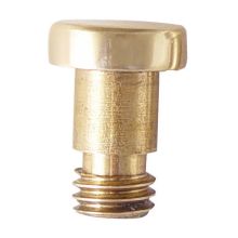 3/4 Inch Height Solid Brass Extended Button Tip for Hinge Pivot Stop