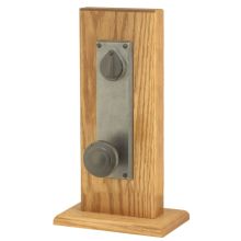 Rectangular Monolithic Mortise Style Complete Dummy Set from the Sandcast Bronze Collection