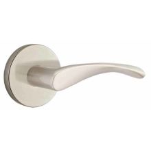 Triton Reversible Non-Turning Two-Sided Dummy Door Lever Set from the Brass Modern Collection