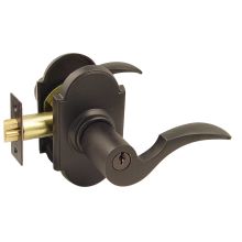 Cortina Reversible Non-Turning Two-Sided Dummy Door Lever Set from the Classic Brass Collection