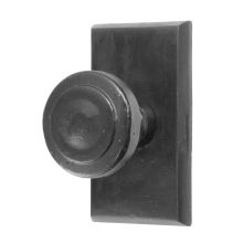 Butte Reversible Non-Turning Two-Sided Dummy Door Knob Set from the Sandcast Bronze Collection