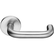 Cologne Reversible Non-Turning Two-Sided Dummy Door Lever Set from the Stainless Steel Collection