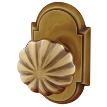 Melon Reversible Non-Turning Two-Sided Dummy Door Knob Set from the Designer Brass Collection