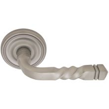 Santa Fe Reversible Non-Turning Two-Sided Dummy Door Lever Set from the Designer Brass Collection