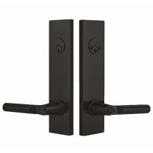 Modern Rectangular Two Point Double Cylinder Entry Set