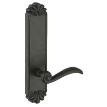 10-1/8" Height #16 Style Sideplate Tuscany Bronze Passage Entry Set
