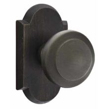 Butte Reversible Non-Turning Two-Sided Dummy Door Knob Set from the Sandcast Bronze Collection