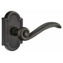 Medici Reversible Non-Turning Two-Sided Dummy Door Lever Set from the Lost Wax / Tuscany Bronze Collection