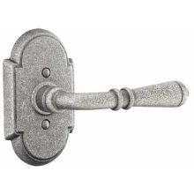 Normandy Reversible Non-Turning Two-Sided Dummy Door Lever Set from the Wrought Steel Collection