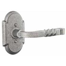 San Carlos Reversible Non-Turning Two-Sided Dummy Door Lever Set from the Wrought Steel Collection