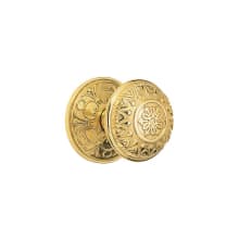 Lancaster Reversible Non-Turning Two-Sided Dummy Door Knob Set from the Designer Brass Collection