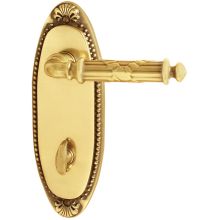 3-3/8" Center Privacy Deadbolt with Thumbturn and Beaded Plate