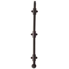 18" Solid Brass Surface Bolt with Strikes and Screws
