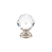 Diamond 1-1/4 Inch Round Cabinet Knob from the Glass Collection