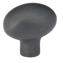 Rustic 1-1/4 Inch Oval Cabinet Knob