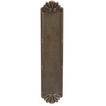 14" Height Bronze Tuscany Push Plate from the Lost Wax Cast Bronze Collection