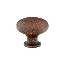 Dimpled 1-3/4 Inch Mushroom Cabinet Knob from the Arts & Crafts Collection