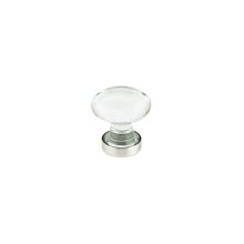 Hampton 1-3/4 Inch Oval Cabinet Knob from the Glass Collection