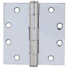 4.5" x 4.5" Square Corner Plain Bearing Mortise Hinge - Pair