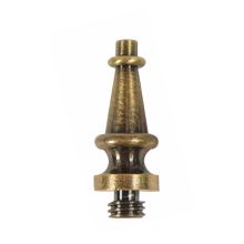 7/16" Diameter Solid Brass Steeple Tip Finial for 4" Emtek Residential Duty Hinges