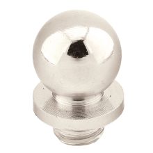 1/2" Diameter Solid Brass Ball Tip Finial for 4" Emtek Heavy Duty Hinges