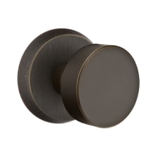 Bronze Round Knob Rustic Modern Passage Door Knob Set with CF Mechanism