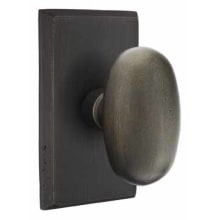 Sandcast Bronze Egg Privacy Door Knobset with the CF Mechanism