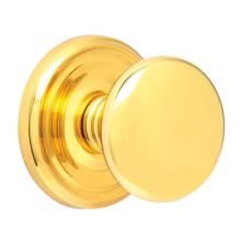 Providence Reversible Non-Turning Two-Sided Dummy Door Knob Set from the Classic Brass Collection