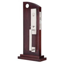 Mormont Single Cylinder Keyed Entry Stainless Steel Monolithic Mortise Handleset