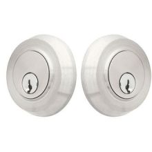 Round Double Cylinder Stainless Steel Deadbolt