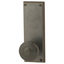 Sandcast Bronze Privacy Door Entry Set with Rectangular Sideplate