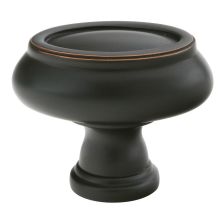 Geometric Oval 1-1/2 Inch Cabinet Knob from the Geometric Collection