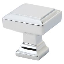 Geometric Square 1-1/4 Inch Square Cabinet Knob from the Geometric Collection