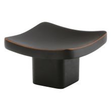 Basin 1-1/4 Inch Square Cabinet Knob from the Mid Century Modern Collection