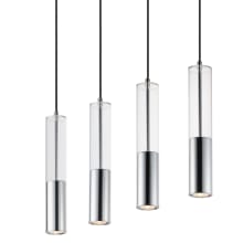 Torch 4 Light 28" Wide LED Linear Pendant