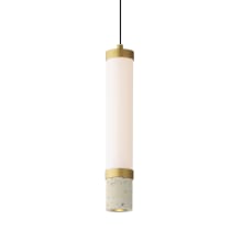 Travertine 3" Wide LED Mini Pendant