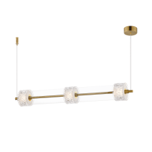 Elysian 3 Light 6" Wide LED Linear Pendant