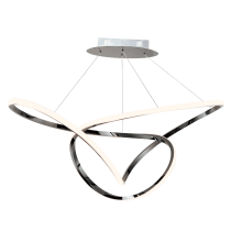 Perpetual 46" Wide LED Abstract Chandelier