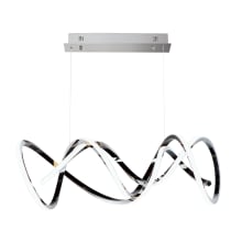 Signature 41" Wide LED Abstract Chandelier