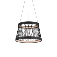 Loom 2 Light 19" Wide LED Pendant