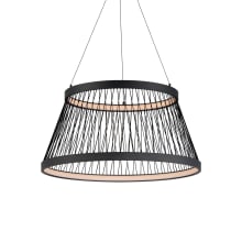 Loom 2 Light 32" Wide LED Pendant