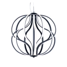 Aura 17" Wide LED Abstract Globe Chandelier
