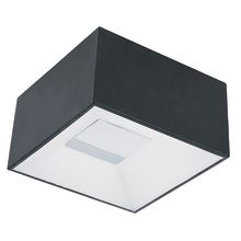 Collage Single-Bulb Flush Mount Indoor Ceiling Fixture - Acrylic Shade Included